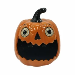 8.25" Jack-o'-Lantern Ceramic Candy Bowl by Ashland®
