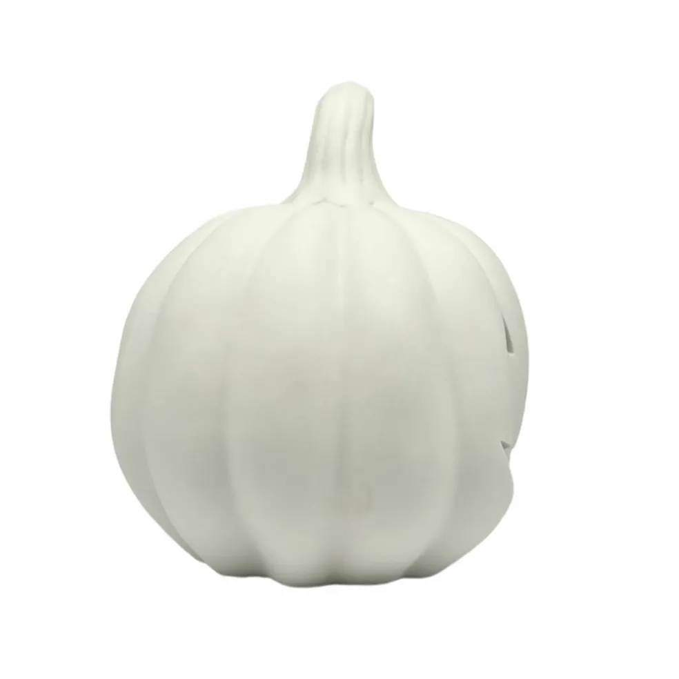 7.25" Jack-o'-Lantern DIY Ceramic LED Décor by Make Market®