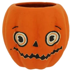 9" Jack-o'-Lantern Paper Mache Candy Bowl by Ashland®