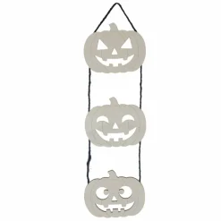 16.25" Jack-o'-Lanterns DIY Linear Wood Plaque by Make MarketĀ®