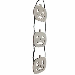16.25" Jack-o'-Lanterns DIY Linear Wood Plaque by Make Market®