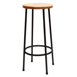 Jack Richeson 30" Round Top Steel & Lyptus Wood Stool