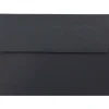 JAM Paper A6 Black Linen Gold Foil Lined Invitation Envelopes