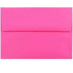 JAM Paper A6 Colored Invitation Envelopes, 50ct.