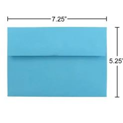 JAM Paper A7 Colored Invitation Envelopes, 50ct.