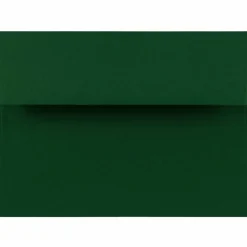 JAM Paper A7 Dark Green Premium Invitation Envelopes