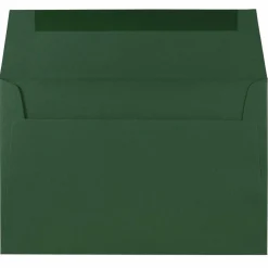 JAM Paper A9 Dark Green Premium Invitation Envelopes