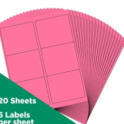 JAM Paper Adhesive Shipping Labels, 3.33