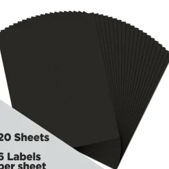 JAM Paper Adhesive Shipping Labels, 3.33