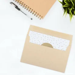 JAM Paper A10 Parchment Invitation Envelopes, 50ct.