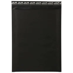 JAM Paper Black Kraft Bubble Lite Padded Mailers, 25ct.