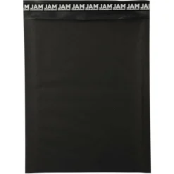 JAM Paper Black Kraft Bubble Lite Padded Mailers, 25ct.