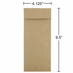JAM Paper #10 Brown Kraft Paper Bag Policy Business Premium Envelopes