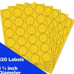 JAM Paper Circle Label Stickers