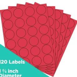 JAM Paper Circle Label Stickers