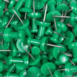 JAM Paper Colorful Standard Push Pins, 100ct.