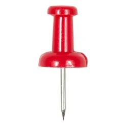 JAM Paper Colorful Standard Push Pins, 100ct.