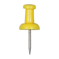 JAM Paper Colorful Standard Push Pins, 100ct.
