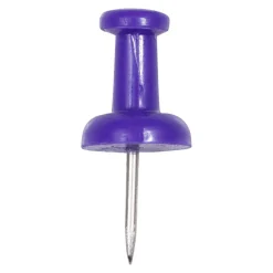 JAM Paper Colorful Standard Push Pins, 100ct.