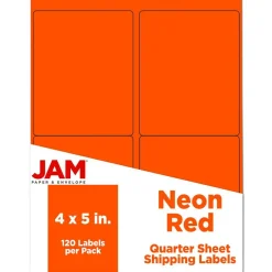 JAM Paper Extra Large Shipping Address Label Stickers