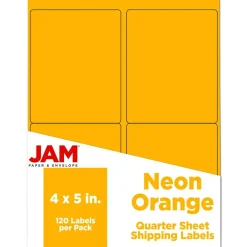 JAM Paper Extra Large Shipping Address Label Stickers