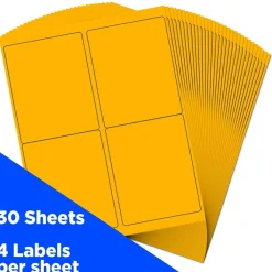 JAM Paper Extra Large Shipping Address Label Stickers