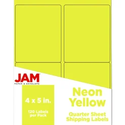 JAM Paper Extra Large Shipping Address Label Stickers
