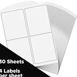 JAM Paper Extra Large Shipping Address Label Stickers