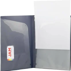 JAM Paper Heavy Duty Plastic High Pocket Organizer
