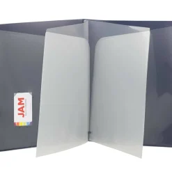 JAM Paper Heavy Duty Plastic High Pocket Organizer