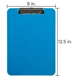 JAM Paper Letter Size Plastic Clipboard
