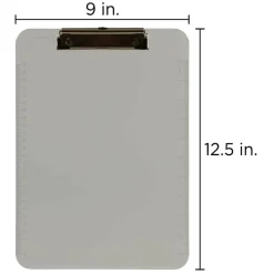 JAM Paper Letter Size Plastic Clipboard