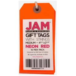 JAM Paper Medium Gift Tags with String