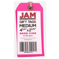 JAM Paper Medium Gift Tags with String