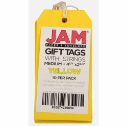 JAM Paper Medium Gift Tags with String