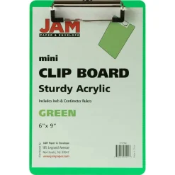 JAM Paper Mini Plastic Memo Clipboard