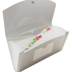 JAM Paper 13 Pocket Plastic Accordion Folder