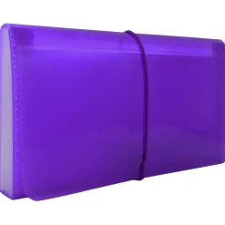 JAM Paper 13 Pocket Plastic Accordion Folder