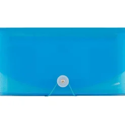 JAM Paper 13 Pocket Plastic Accordion Folder