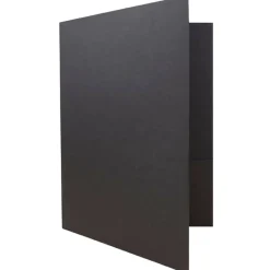 JAM Paper 2-Pocket Textured Linen Business Folders, 6ct.
