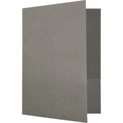 JAM Paper 2-Pocket Textured Linen Business Folders, 6ct.