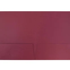 JAM Paper 2-Pocket Textured Linen Business Folders, 6ct.