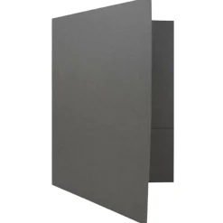 JAM Paper 2-Pocket Textured Linen Business Folders, 6ct.