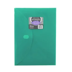 JAM Paper Poly XL Hook & Loop Closure Envelopes 8.5" x 11", 2 Packs of 10