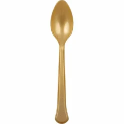 JAM Paper Premium Disposable Plastic Spoons, 48ct.