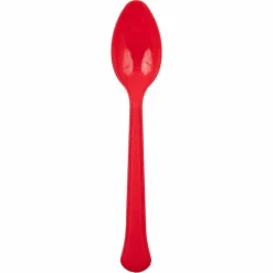 JAM Paper Premium Disposable Plastic Spoons, 48ct.