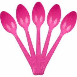 JAM Paper Premium Disposable Plastic Spoons, 48ct.