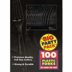 JAM Paper Premium Plastic Forks, 100ct.