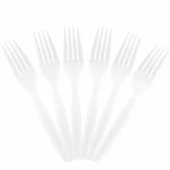 JAM Paper Premium Plastic Forks, 100ct.