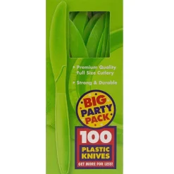 JAM Paper Premium Plastic Knives, 100ct.